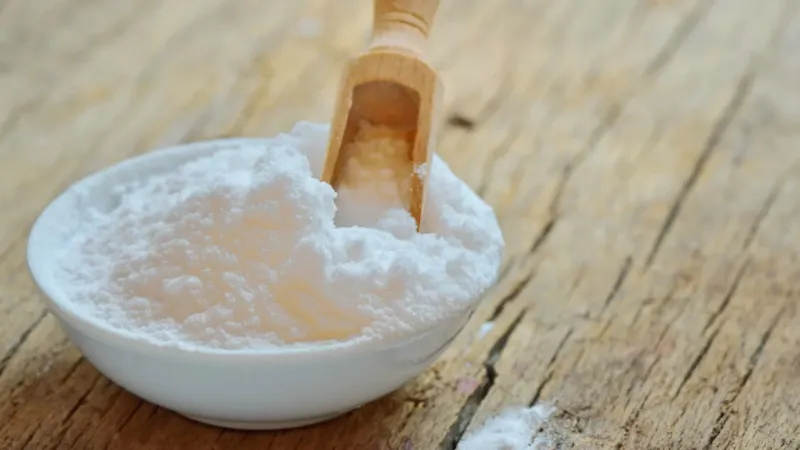 Guide imprimé des astuces au bicarbonate de soude organisé par catégorie